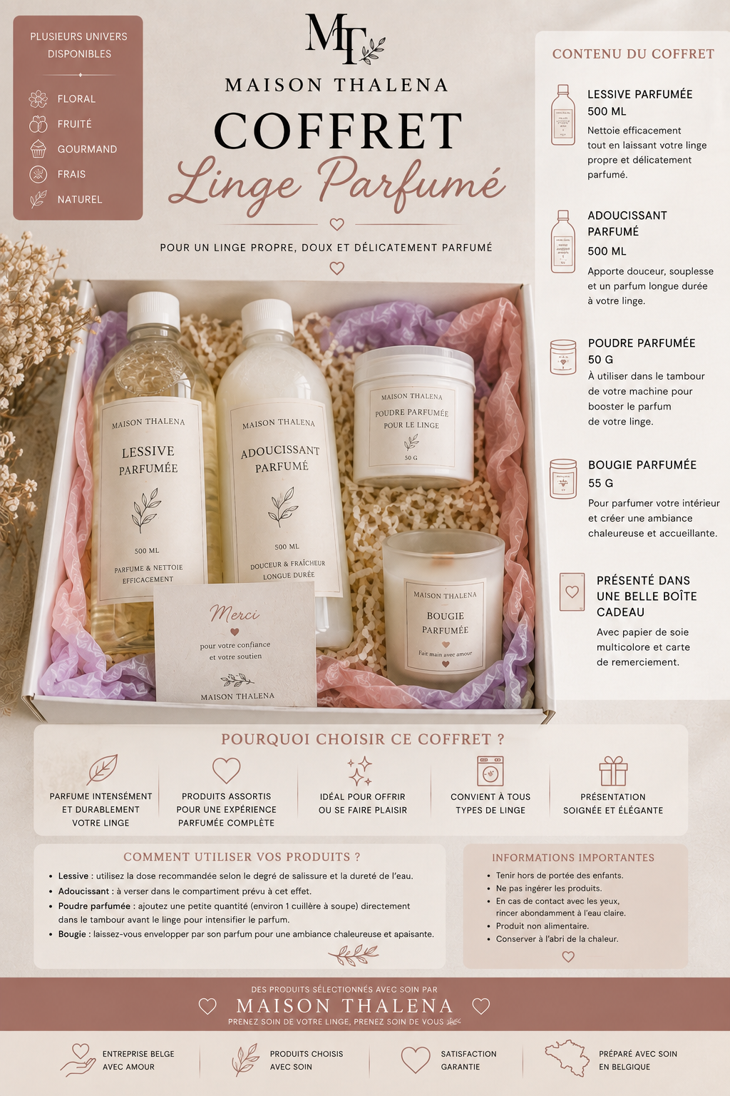 Coffret Linge Parfumé