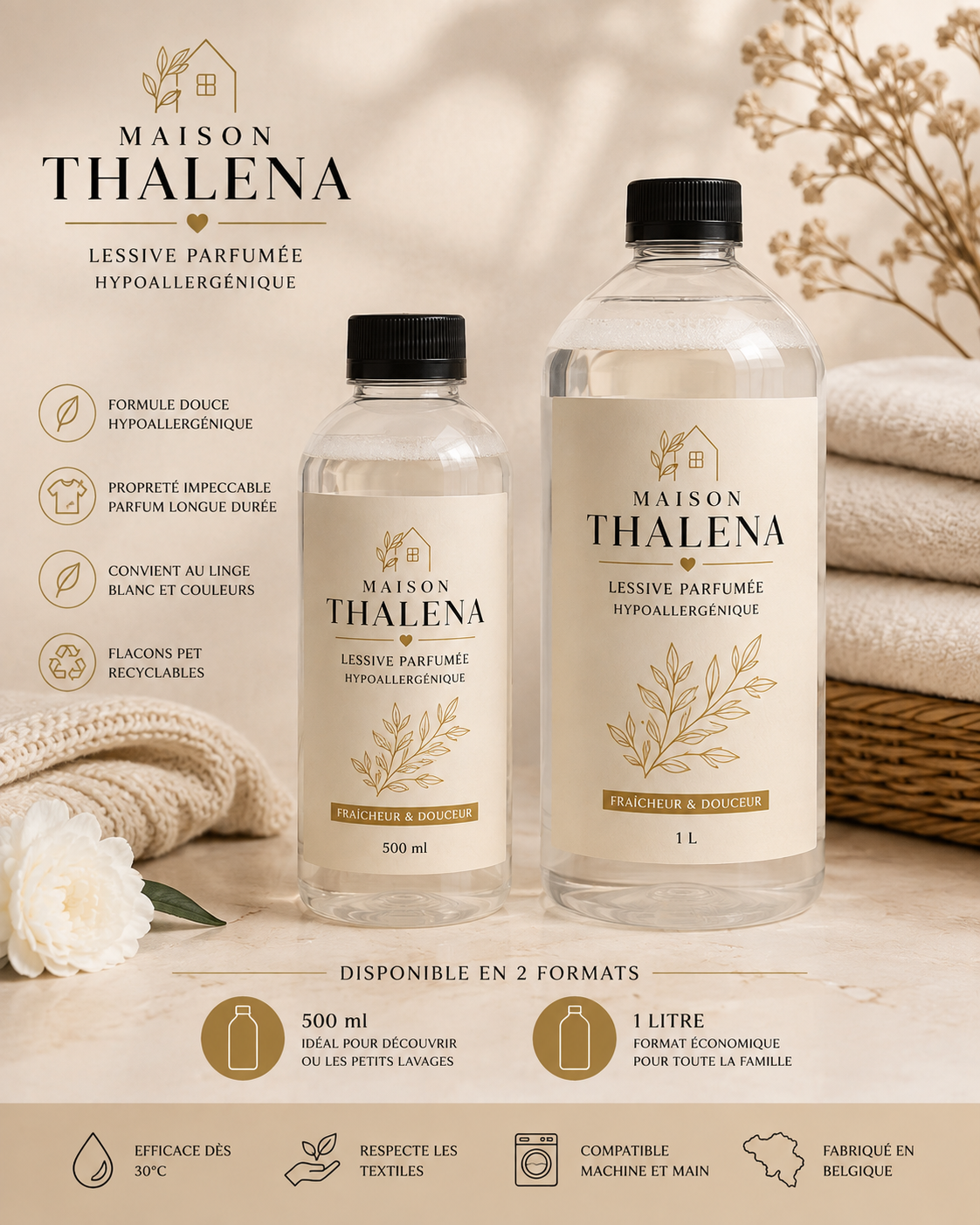 Lessive parfumée hypoallergénique - Nom