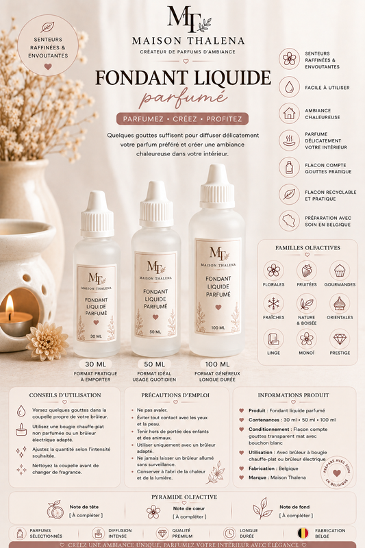 Fondant liquide parfumé – [Nom de la fragrance]