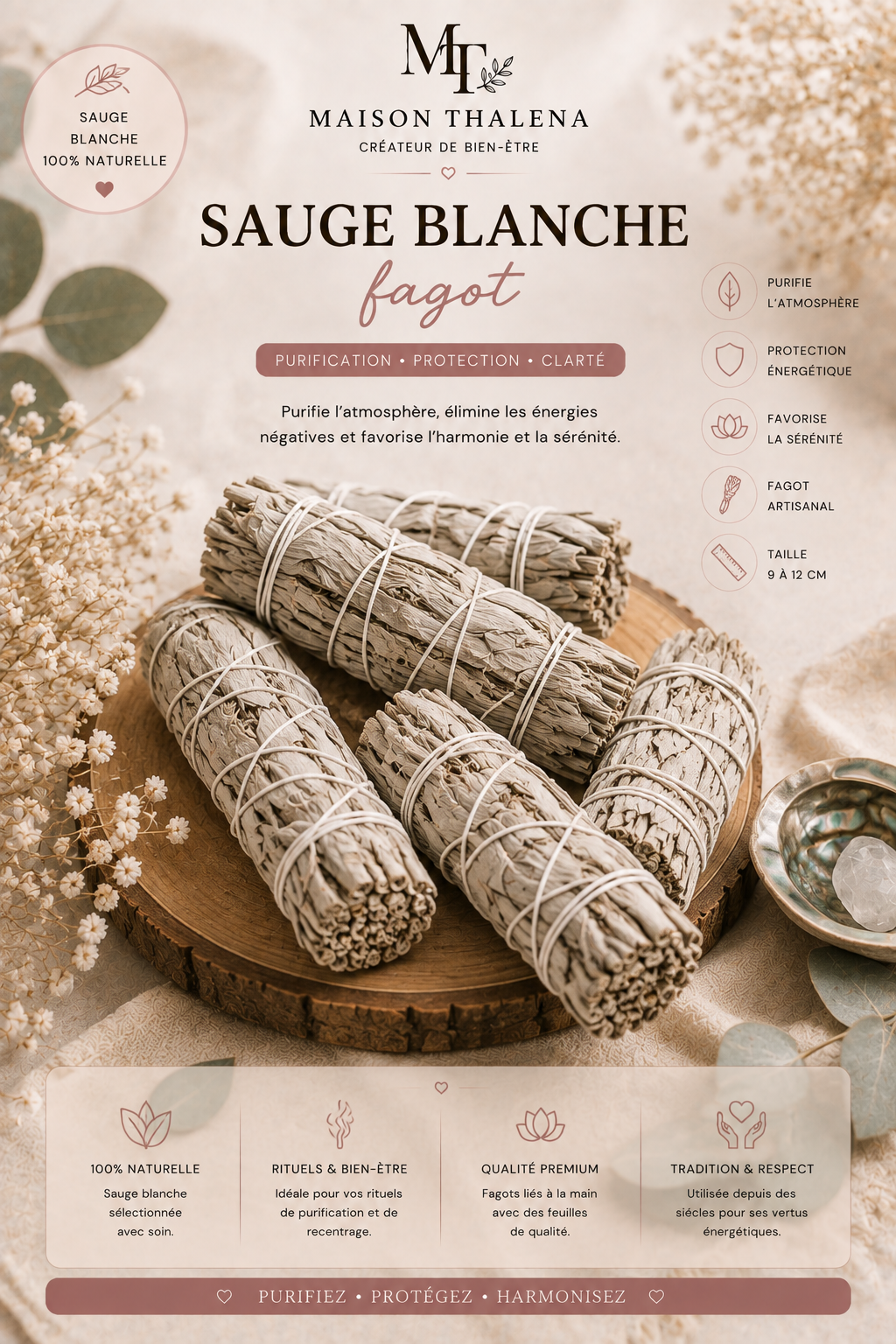 Fagot de Sauge Blanche