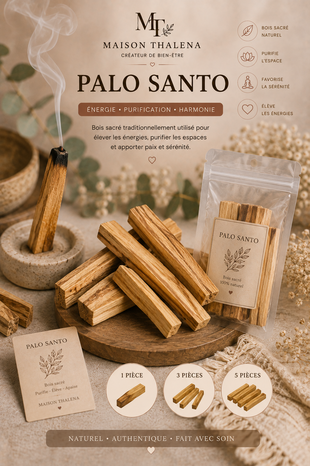 Palo Santo – Bois Sacré Naturel