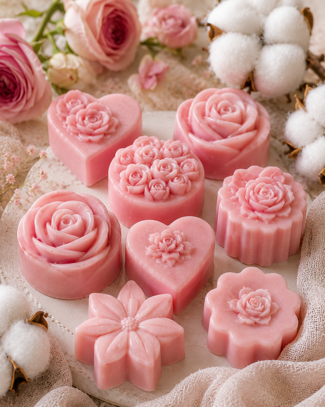 Fondant parfumé artisanal – Rose