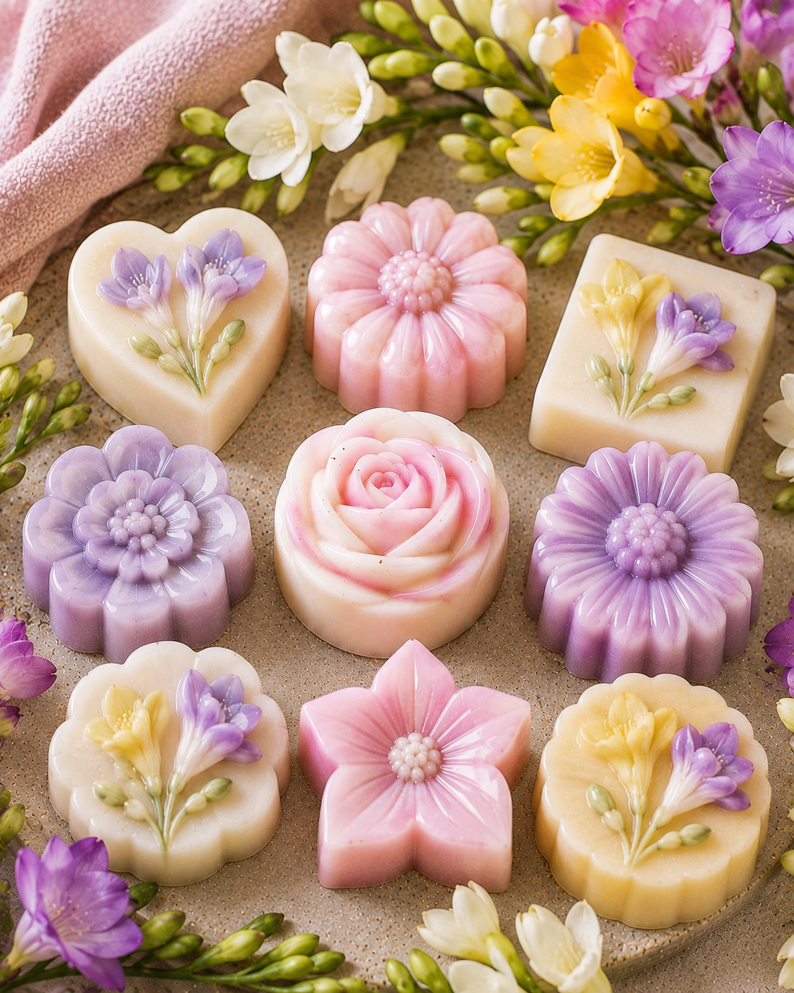 Fondant parfumé artisanal – Freesia