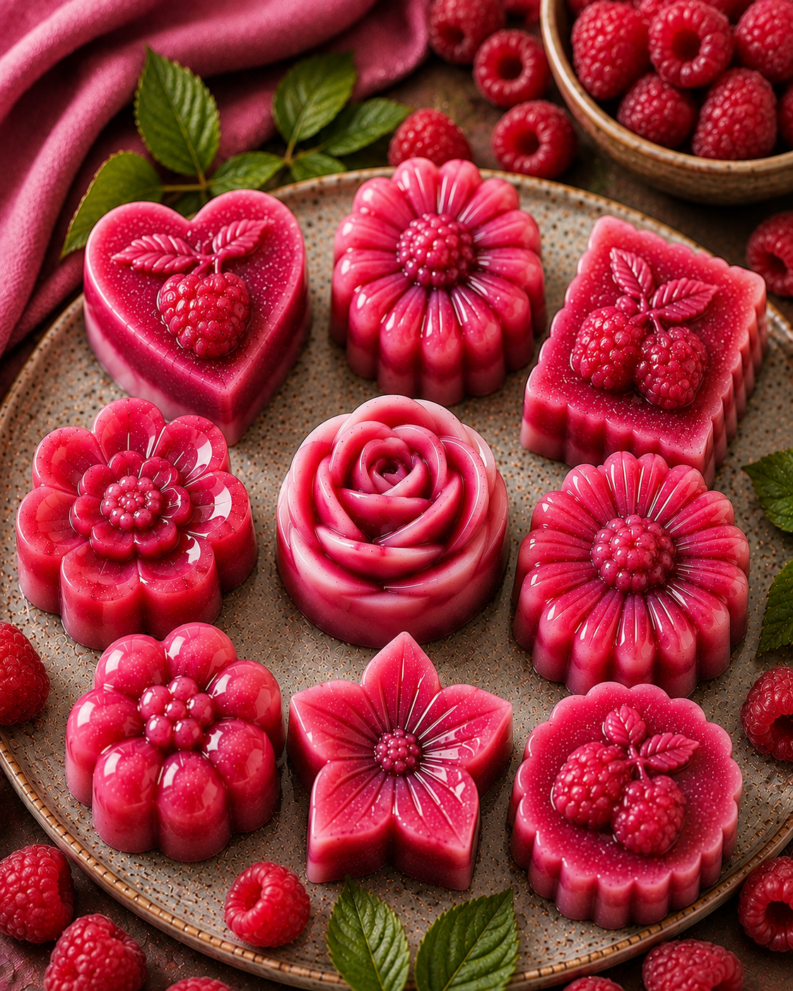 Fondant parfumé artisanal – Framboise Gourmande
