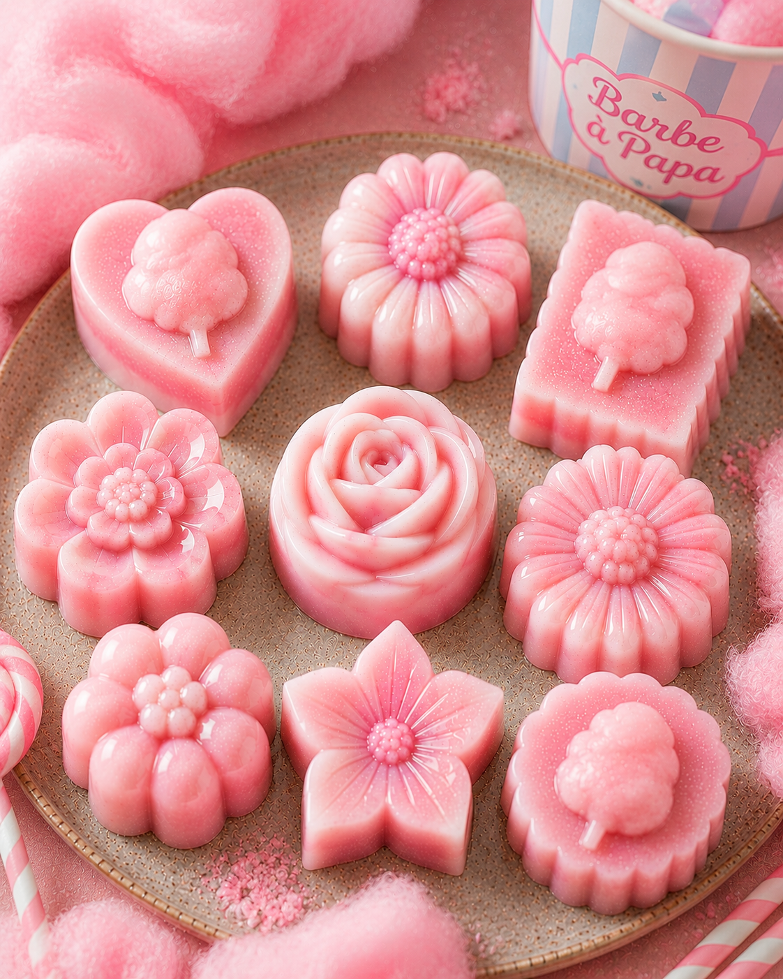 Fondant parfumé artisanal – Barbe à Papa