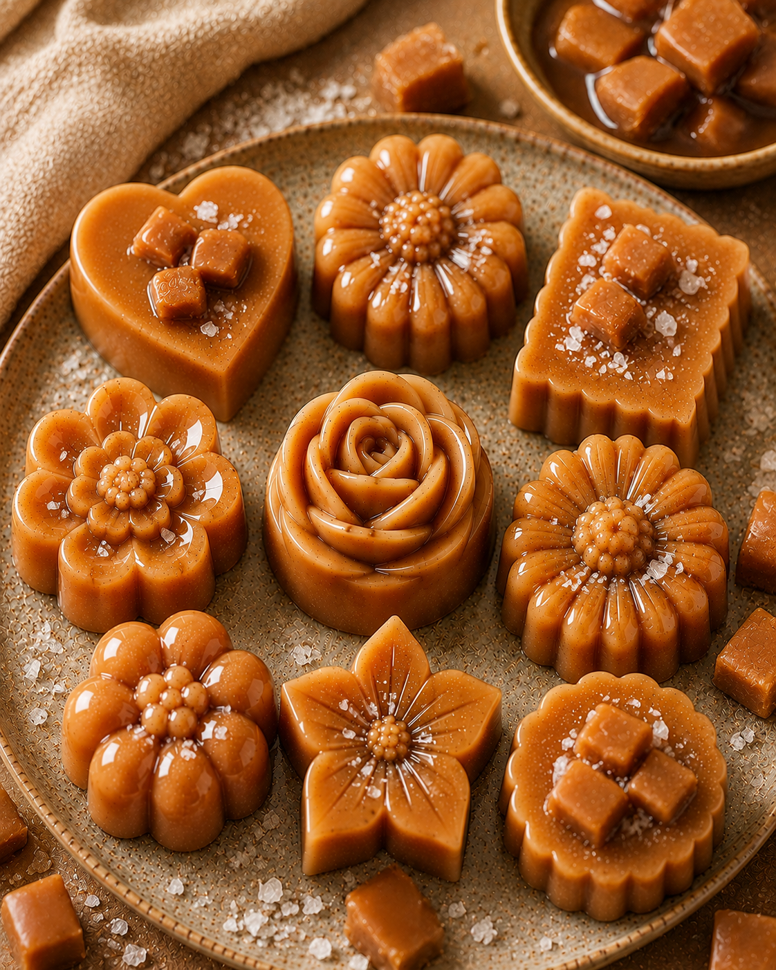 Fondant parfumé artisanal – Caramel Beurre Salé