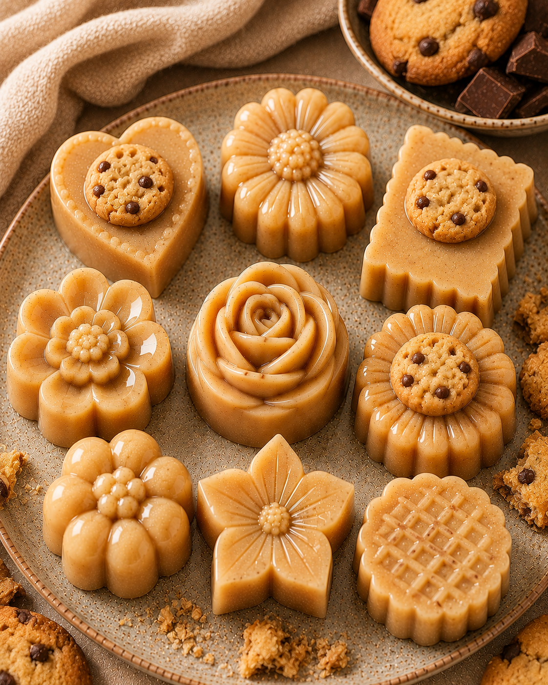 Fondant parfumé artisanal – Biscuit