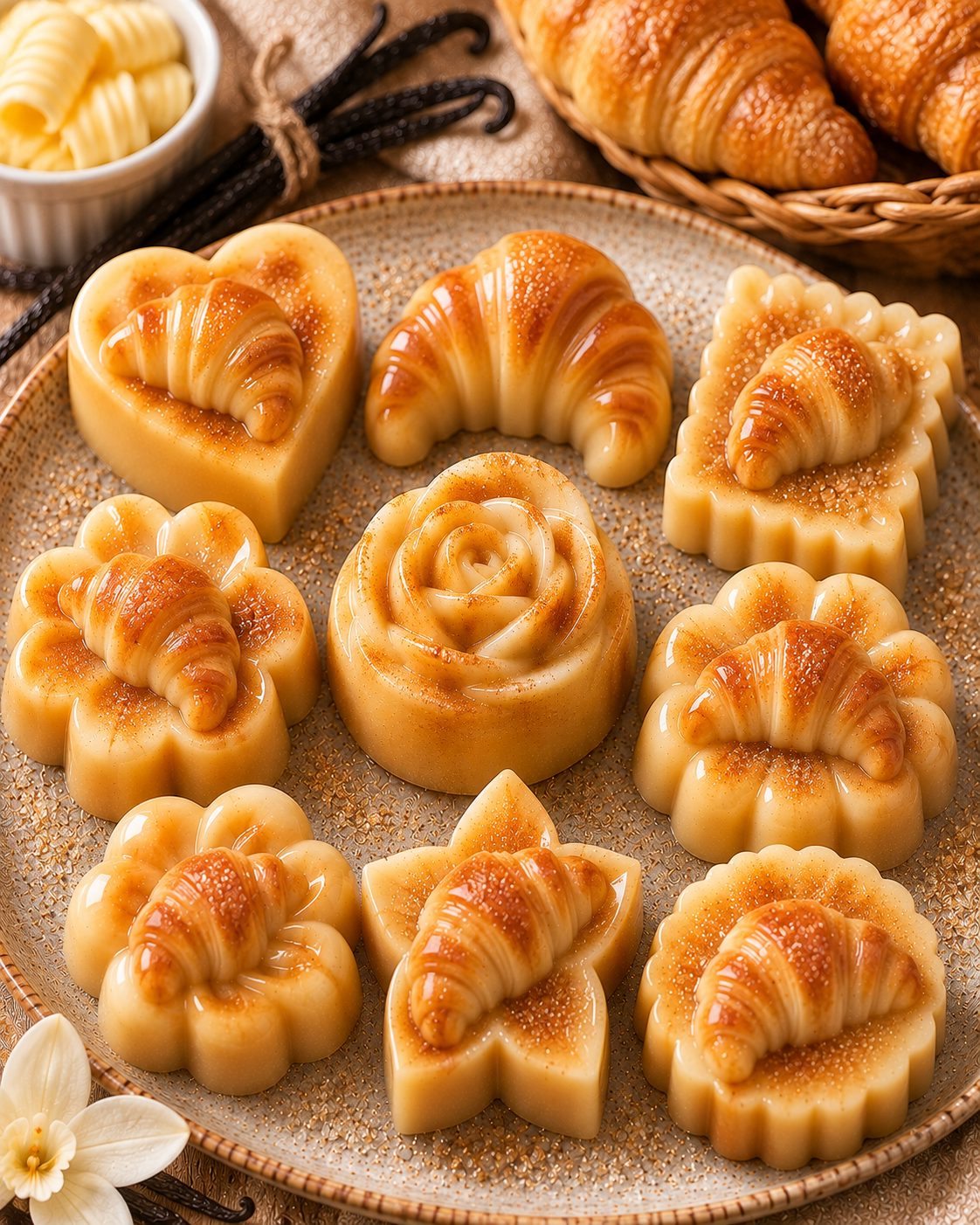 Fondant parfumé artisanal – Croissant