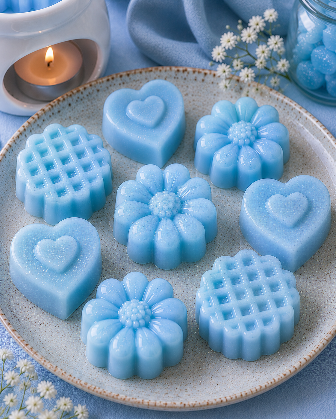 Fondant parfumé artisanal – Bonbon Bleu