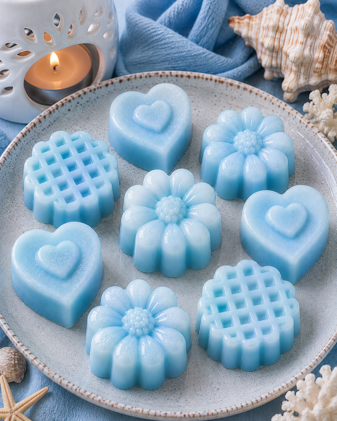 Fondant parfumé artisanal – Marine Azur