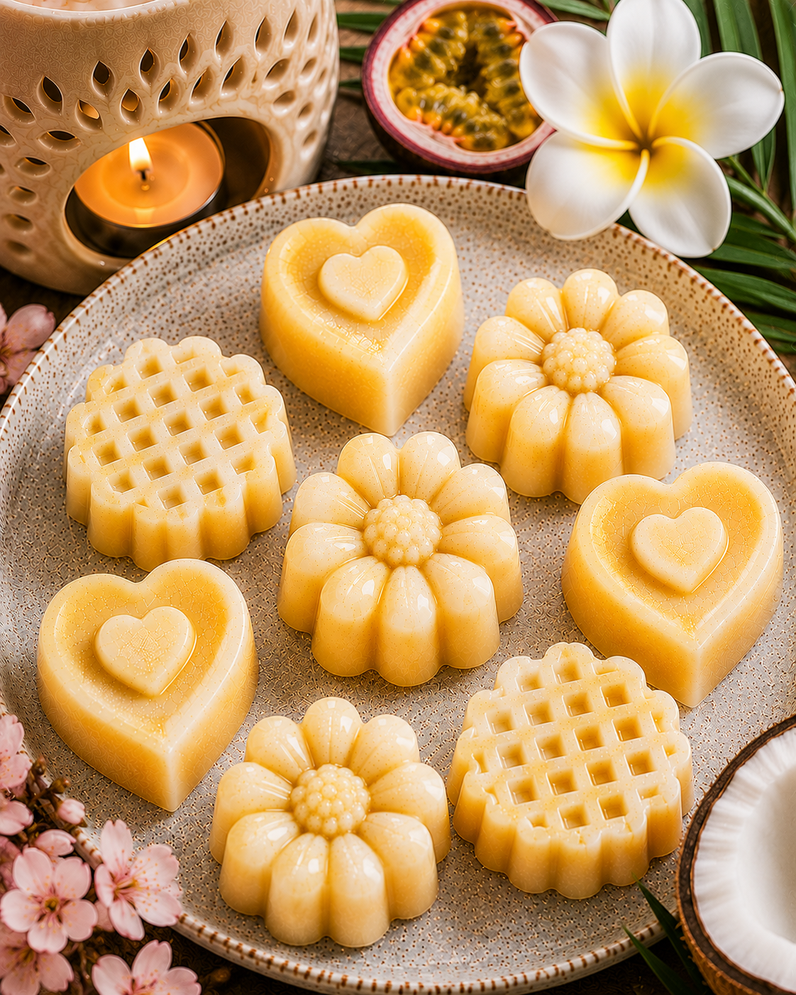 Fondant parfumé artisanal – Monoï Passion