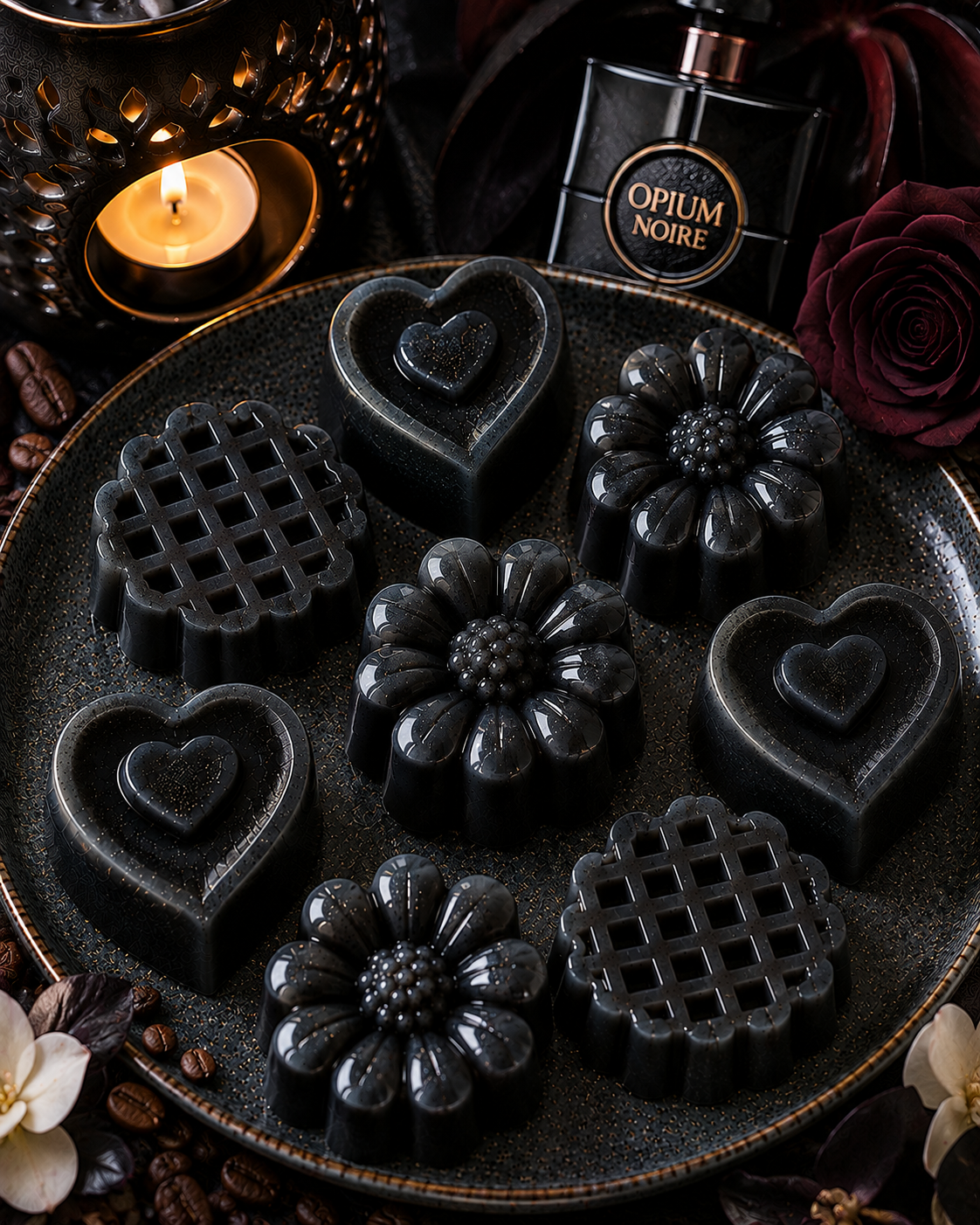 Fondant parfumé artisanal – Opium Noire