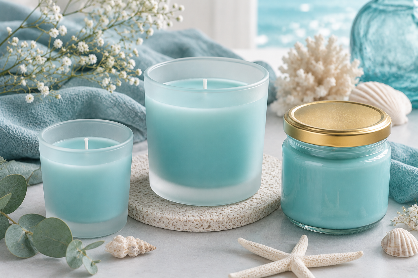 Bougie Parfumée - Marine Azur