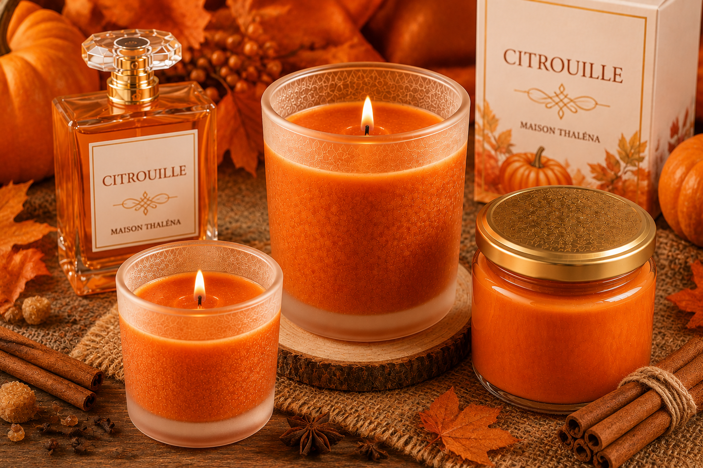 Bougie Parfumée - Citrouille
