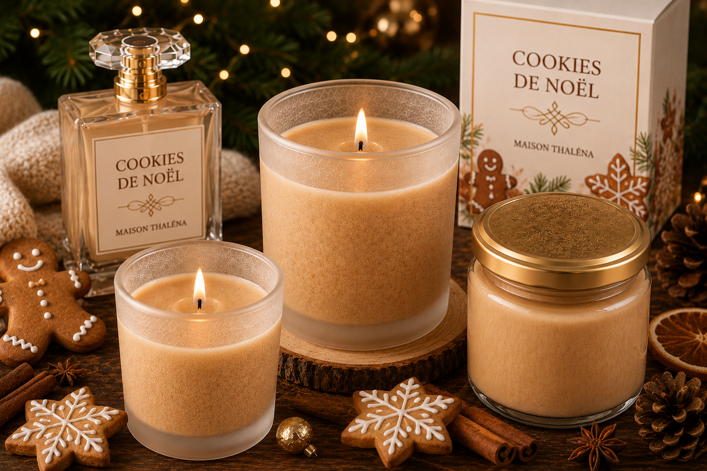 Bougie Parfumée - Cookies de Noël