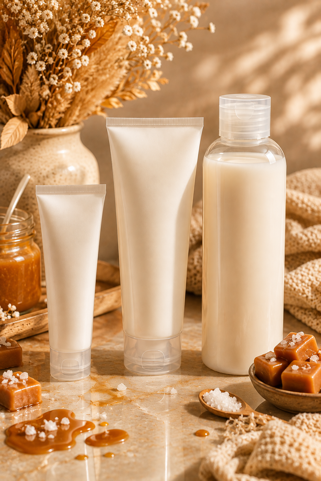 Crème pour le corps parfumée – Caramel Beurre Salé