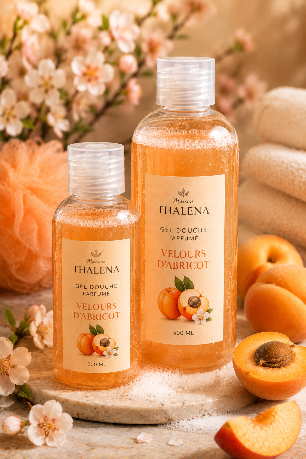 Gel douche parfumé –Velours d'Abricot