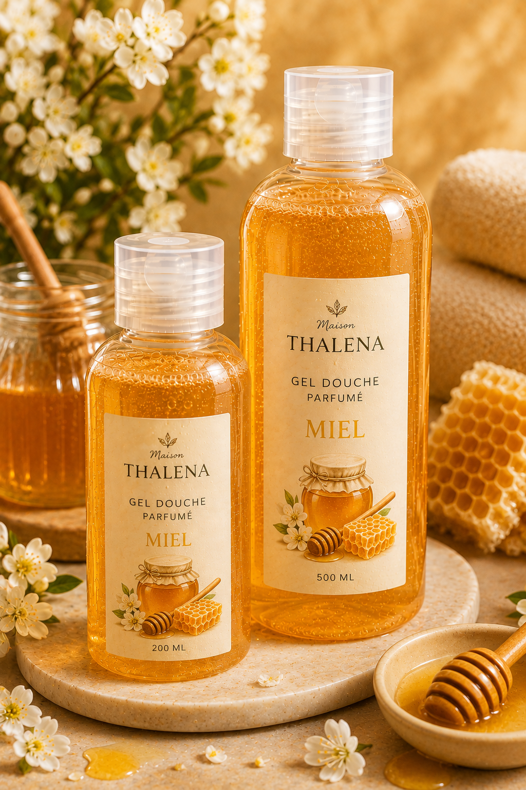 Gel douche parfumé – Miel