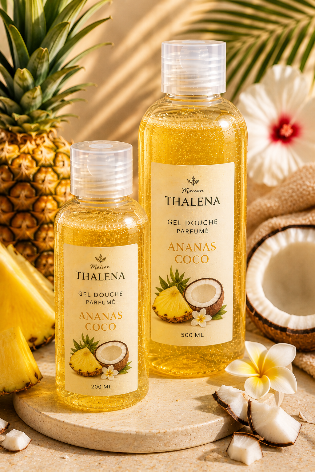 Gel douche parfumé – Ananas Coco