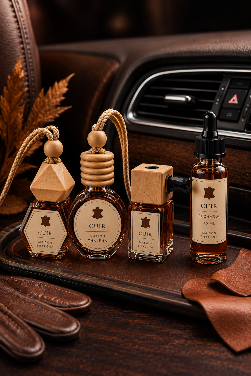 Diffuseur voiture – Cuir