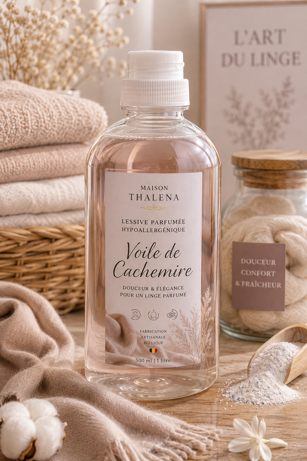 Lessive parfumée hypoallergénique - Voile de Cachemire
