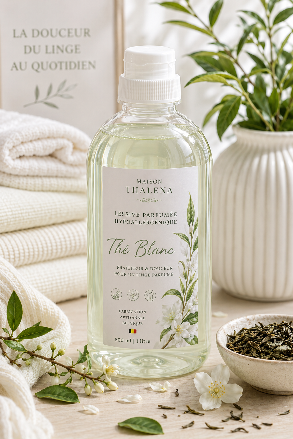 Lessive parfumée hypoallergénique - Thé Blanc