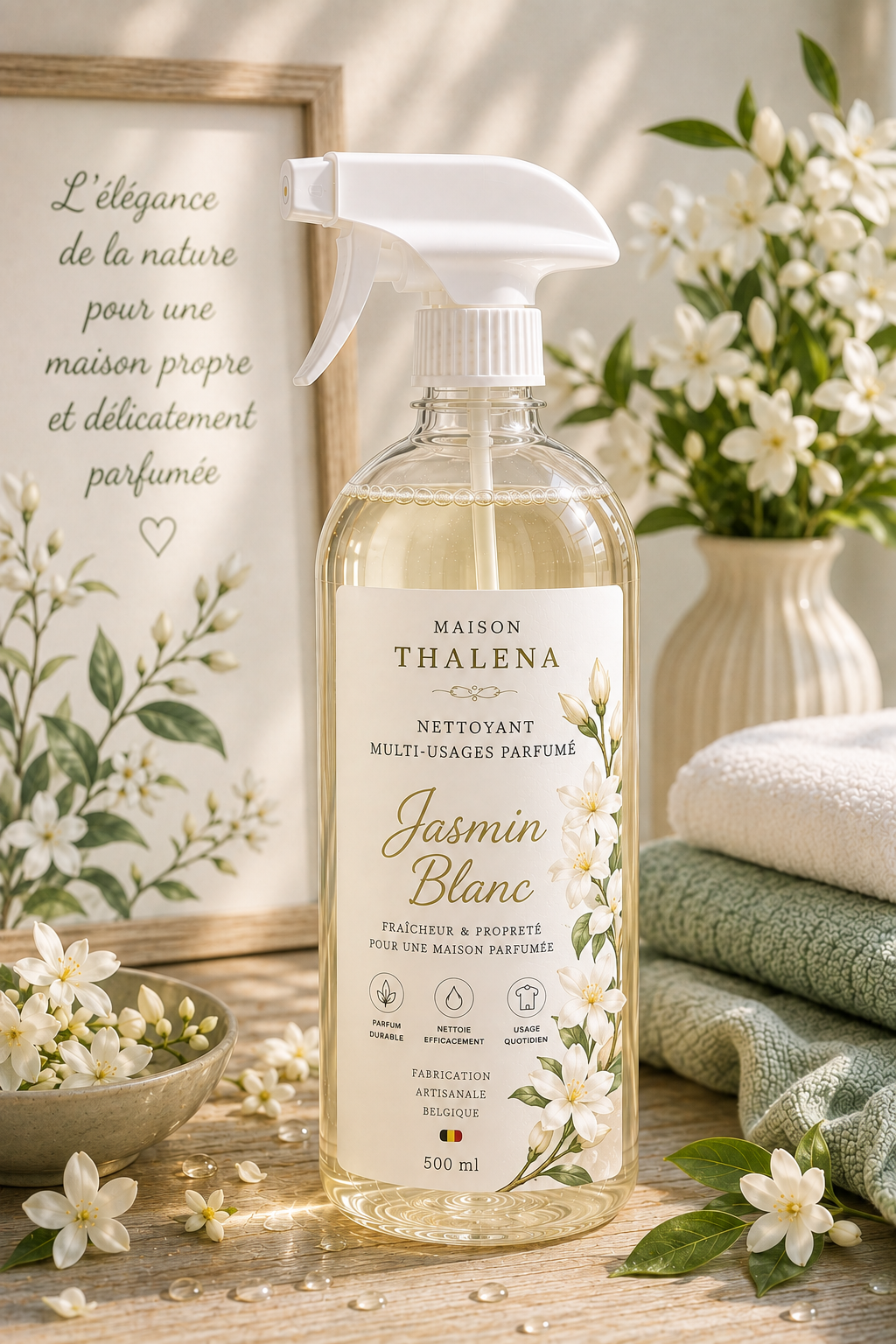 Nettoyant multi-usages parfumé – Jasmin Blanc