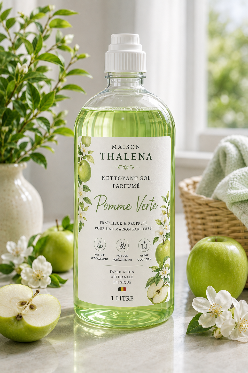 Nettoyant sol parfumé – Pomme Verte