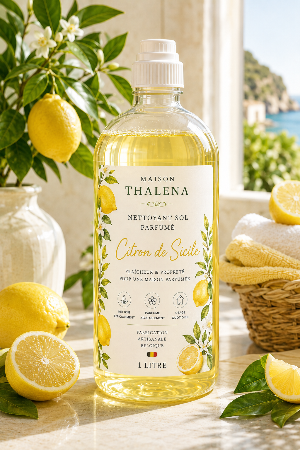 Nettoyant sol parfumé – Citron de Sicilce